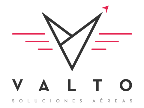 Valto Logo Vertical: Soluciones Aéreas y Drones Colombia